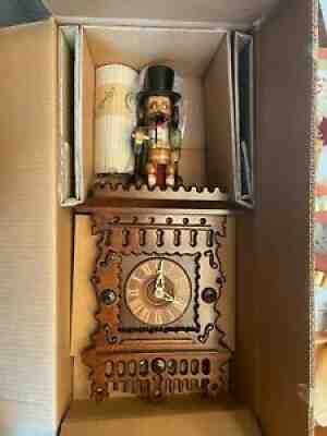 1985 Vintage German Cuckoo Clock - Dumpling Eater - New in Box