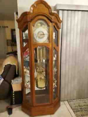 RIDGEWAY GRANDFATHER CURIO CLOCK