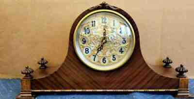Vintage Revere Westminster Chime Telechron Mantel Clock, Untested, Cord Frayed