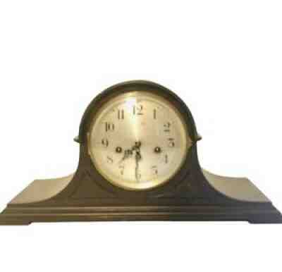 Antique Mahogany Seth Thomas Mantel Clock #75 Mayland NY With Key Working