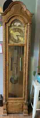 Colonial of Zeeland Grandfather Clock 3 Chime 3 Tube Poss. 1970 Works Great