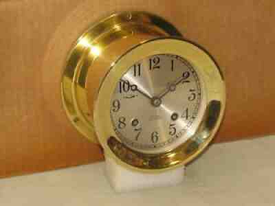 CHELSEA VINTAGE SHIPS BELL CLOCK~4 1 2 DIAL 1952 KOREAN WAR~RESTORED