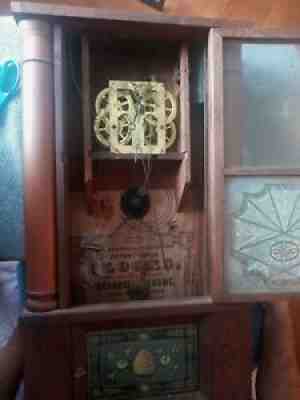 Chauncey Jerome Antique Clock With Weighted Pendulum