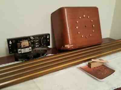 1949 NUTONE Art Deco Clock Doorbell Chimes Front Cover Transformer All System