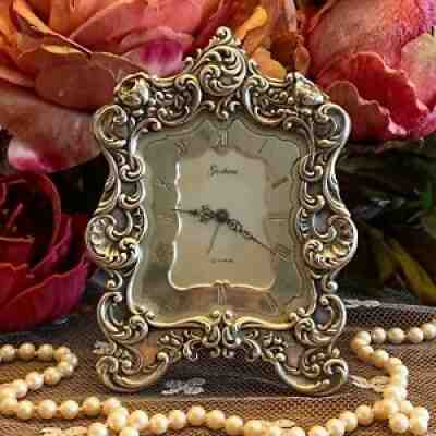 Vintage Gorham Sterling Shelf Clock