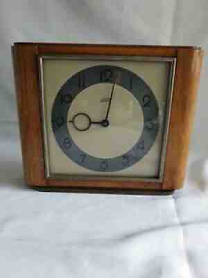 Unusual Vintage Denmark Telavox Mantel Clock Rare