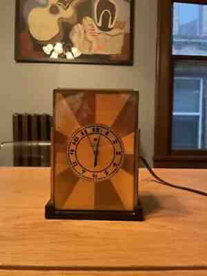 Art Deco Skyscraper Warren Telechron Clock Modernique by Paul Frankl 1929