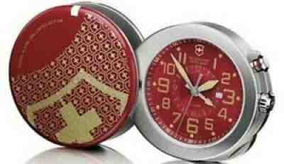 VICTORINOX SWISS ARMY TRAVEL ALARM CLOCK LIMITED EDITION - BRAND NEW - PERFECT!
