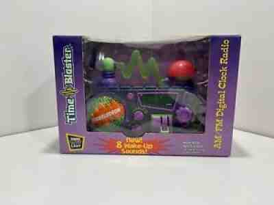 NEW Vintage 1996 Nickelodeon Time Blaster Alarm Clock/Radio Box Instructions