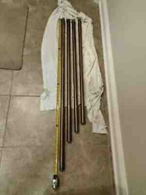 Set of 4 BRASS DOOR CHIME TUBES Doorbell Melody Vintage Rittenhouse Nutone