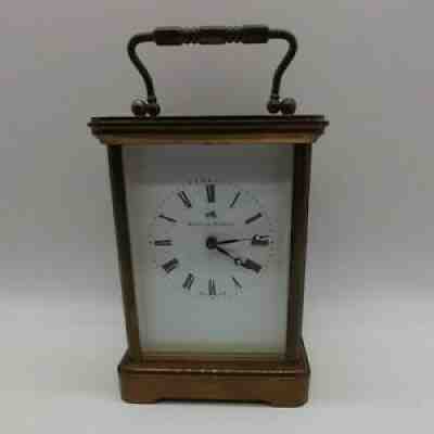 Stunning Matthew Norman carriage clock, with Key 1752 Swiss Made (#h1/17)