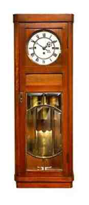 1885 German Gustav Becker Grand Sonnerie 3 Weight Vienna Regulator Wall Clock