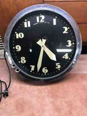 Antique Electric Clock 1943 Modern Clock Adv. Co. Original
