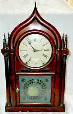 Excellent Early 1846 Brewster & Ingrahams Onion Top Walnut & Rosewood Veneer