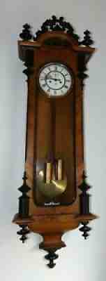120cm H Art Nouveau Gustav Becker - 2 coloured Vienna Vienna Regulator - 17301
