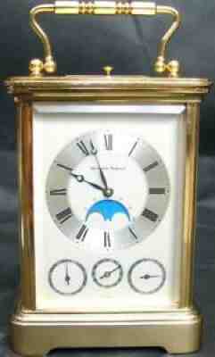 MATTHEW NORMAN 1781 8 DAY DATE MOONPHASE REPEATER CARRIAGE CLOCK