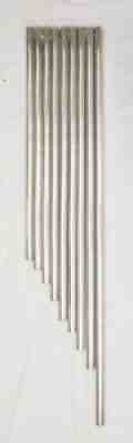 Waltham 9 tube grandfather clock set of 9 signed tubes @ 1910 Original Great!