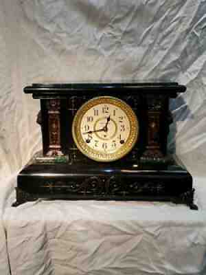Seth Thomas Adamantine Antique Mantel Clock circa 1900 Restored