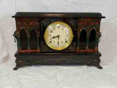 Restored Antique Sessions Manhattan Mantel Clock Â©1910