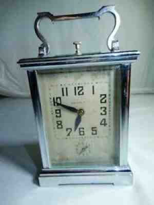 Antique Tiffany repeater alarm Carriage Clock by E Couaillet France 11 jewels