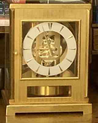 Jaeger Le Coultre Atmos Tuxedo Clock Model 522 1955-1957