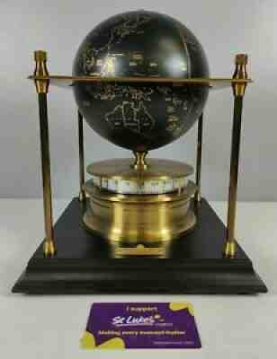 Royal Geographical Society London World Clock Imhof Vintage 1979 Working