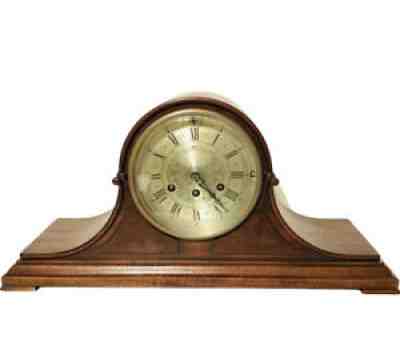 Antique Herschede Hall Westminster Chime Mantel Clock Grand Prize Crown Works