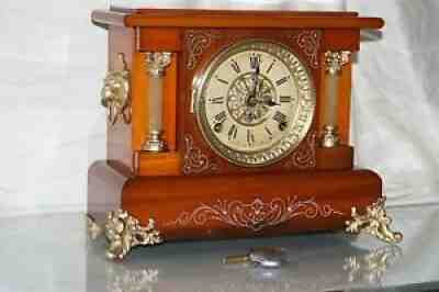 SETH THOMAS Mantel Antique Clock c/1904- FULLY RESTORED -Model-PERU-