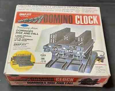 1983 1980's Arrow Electric Domino Clock Snap Fit Kit 677 MIB Sealed Estate NOS