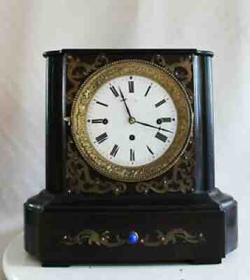 SPECIAL RARE ANTIQUE Table Clock pre 1900 QUARTER CHIME PRAGUE original Czech