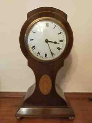 Antique Duverdrey And Bloouel French Balloon Mantel Clock Excellent Condition.