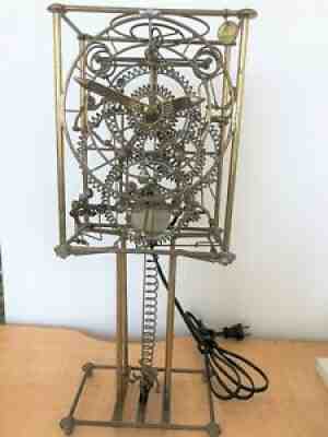 FANTASTIC Kinetico Studios & Gordon Bradt Vintage Desktop Seven Man Clock