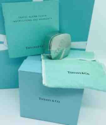 TIFFANY & CO 1837 Collection AlarmTravel Clock NEW WITH BOX AND NEW BATTERY