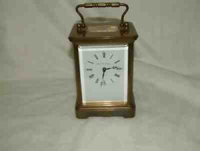 LARGE MATTHEW NORMAN CARRIAGE CLOCK - FULLY SERVICED 09/2021 - MODEL 1752
