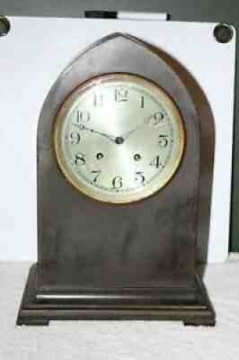 J.E. Caldwell / Herchede mantle clock, antique, model 542, mahogany, collectible