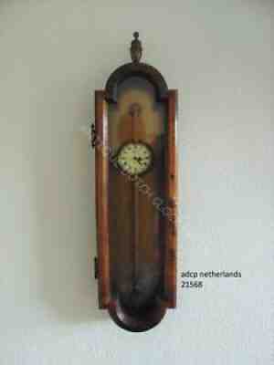 ONE OF A KIND SAWTOOTH OR GRAVITY CLOCK ANNO 1750 IN CASE