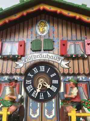 Germany Hofbrauhaus Musical Cuckoo Clock Working