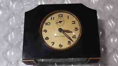 Seth Thomas - Catalin - Art Deco Alarm Clock - WORKING