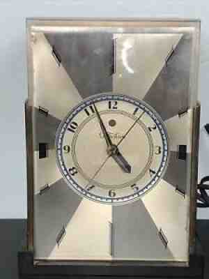 Art Deco Skyscraper Warren Telechron Clock Modernique by Paul Frankl 1929