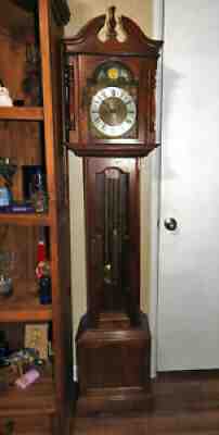 Vintage Emperor Model 120 #77 German Erhard Jauch Uhrenfabrik Grandfather Clock