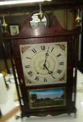 Â Mark Leavenworth Pillar & Scroll Clock CaseÂ  Ca. 1830