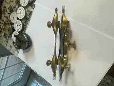 Clock makers Depthing tool solid brass Near mint 7 " overall base is 4 1/2 long