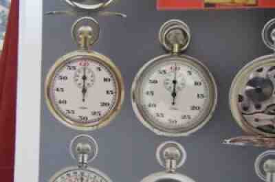 Old military stopwatch German used II Second World War by Wehrmacht and works