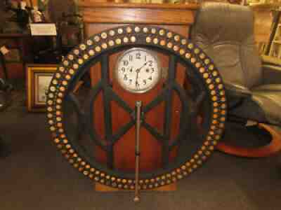 Very Rare Antique 1920's IBM International Dial Time Recorder Time Clock