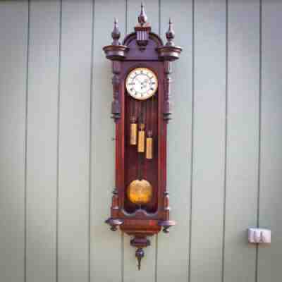 ð??ºð??  1865 Antique Vienna Regulator 3 Weigt Grande Sonnerie Wall Clock 1/4 Strike