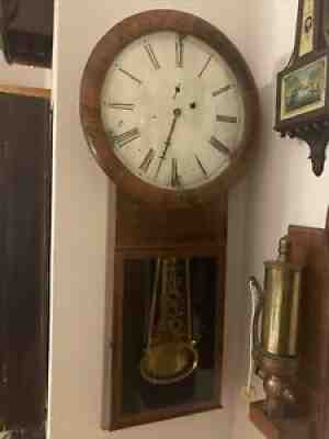 Silas Terry wall clock