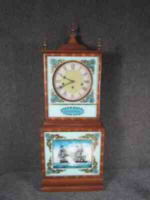 VINTAGE 1976 AARON WILLARD SHELF CLOCK copy from HENRY FORD MUSEUM