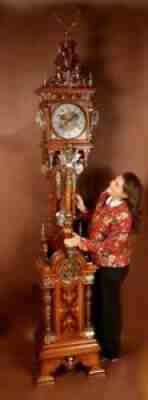 Exhibition Quality Black Forest LFS Longcase Clock, Circa 1876
