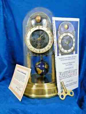 KAISER ZODIAC UNIVERSE BLUE 400 DAY ANNIVERSARY CLOCK RESTORED.NICE GIFT