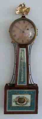 Banjo Clock Ca 1815 in the style of Simon Willard